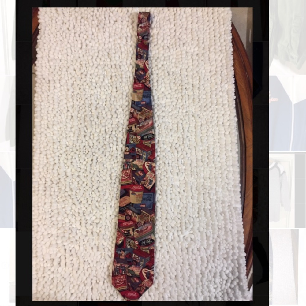 Vintage Coca-Cola Tie Coca Cola Design